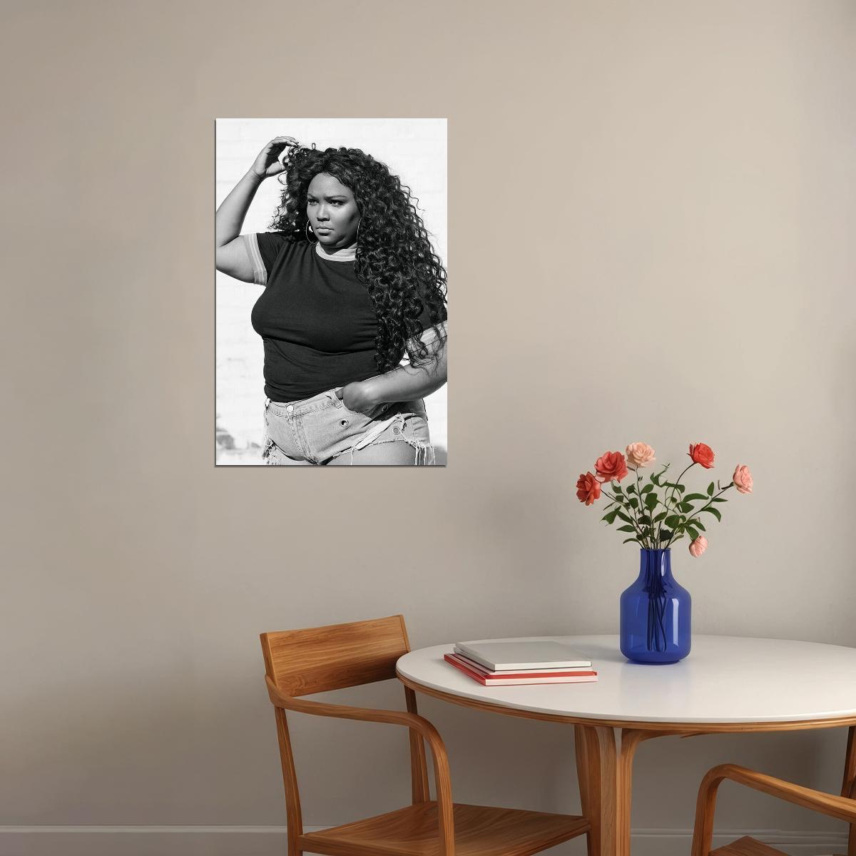 Lizzo Cuz Music 2019 Songwriter Poster Wall Art Print Home Wall Decor - xonomax