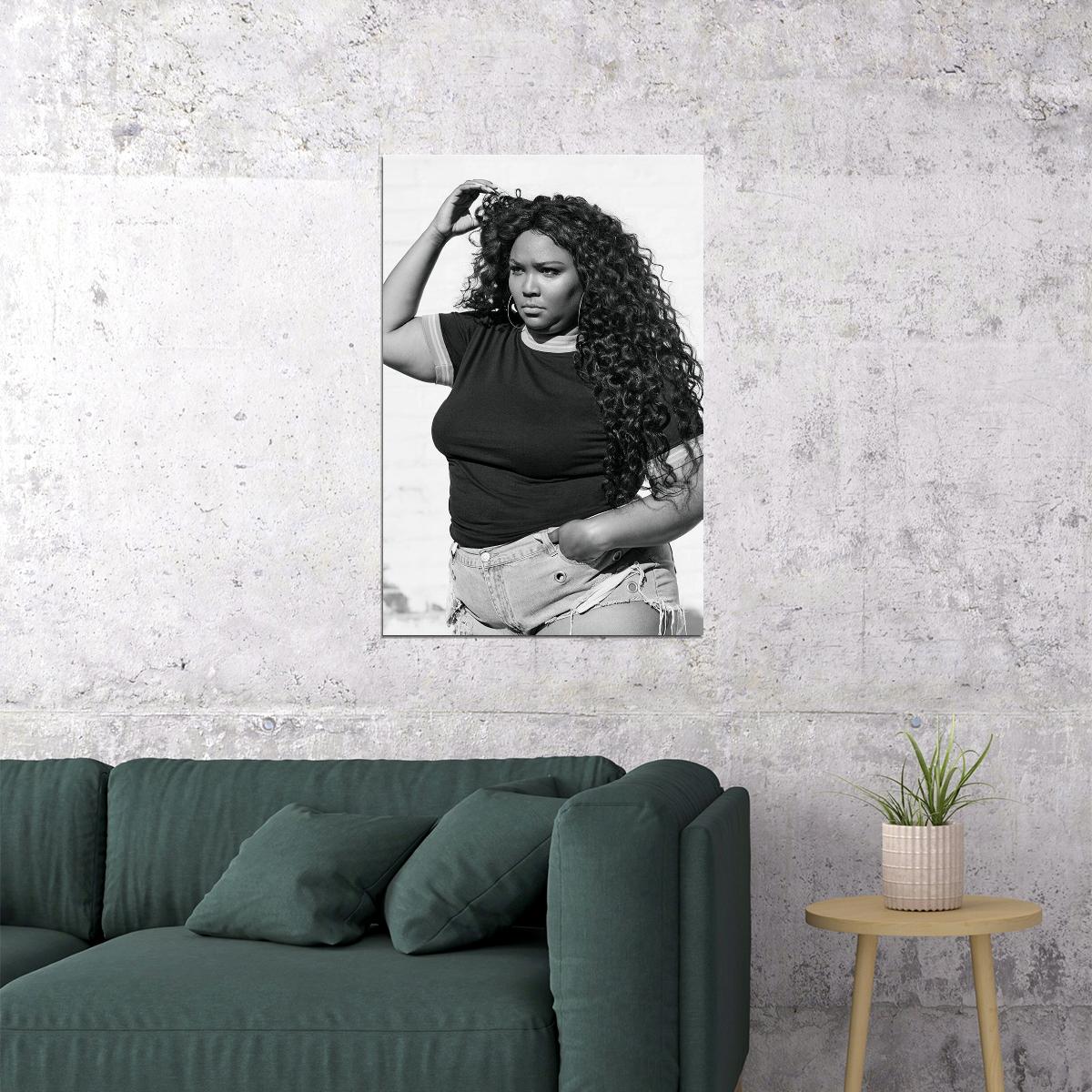 Lizzo Cuz Music 2019 Songwriter Poster Wall Art Print Home Wall Decor - xonomax