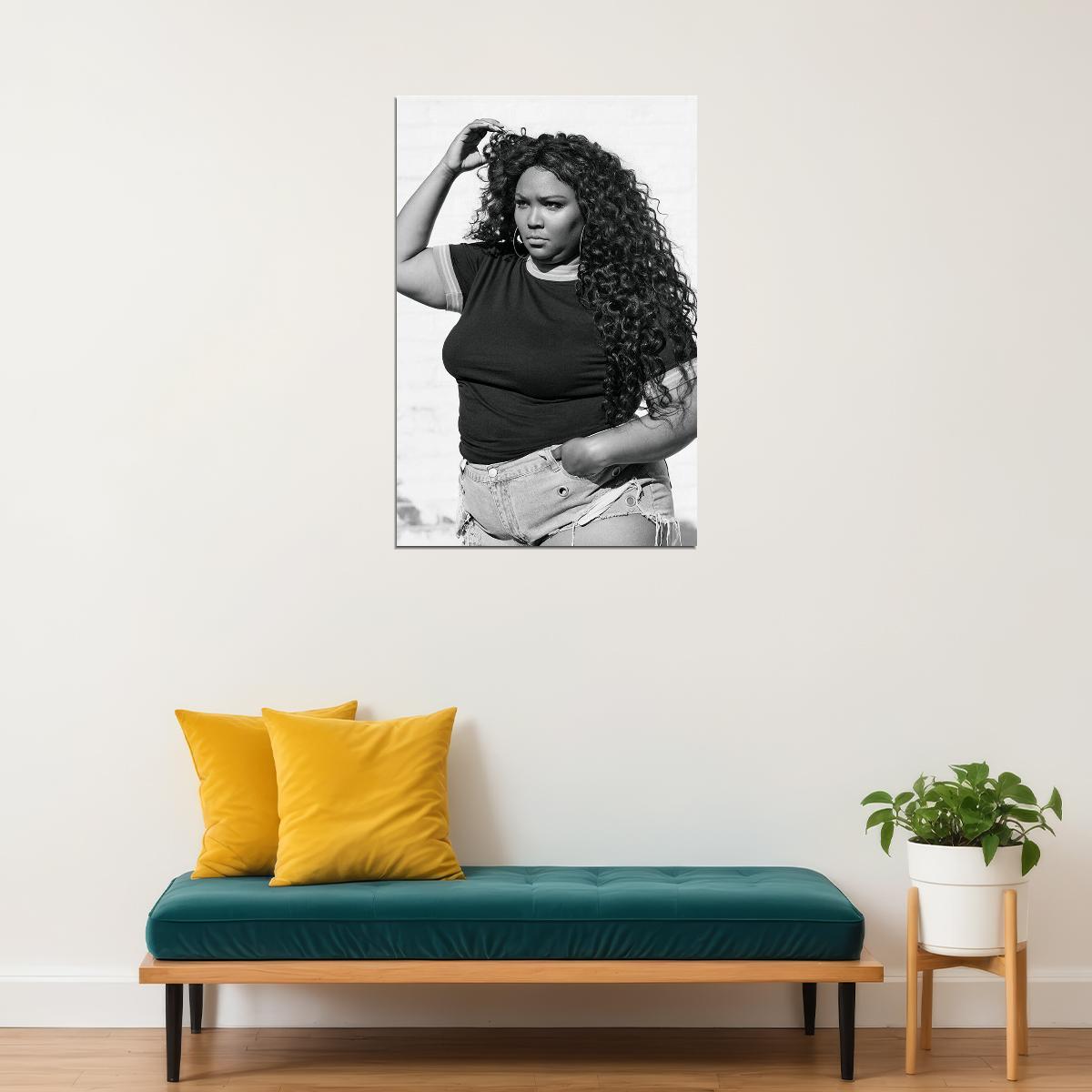 Lizzo Cuz Music 2019 Songwriter Poster Wall Art Print Home Wall Decor - xonomax