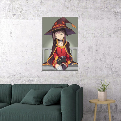 Megumin Konosuba Anime Movie Comedy Action Poster Wall Art Print Home Wall Decor