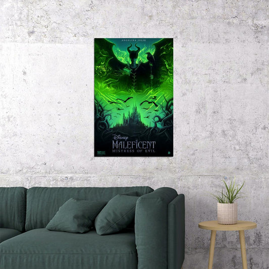 Maleficent Mistress Of Evil Movie 2019 Wizarder Poster Wall Art Print Home Wall Decor - xonomax