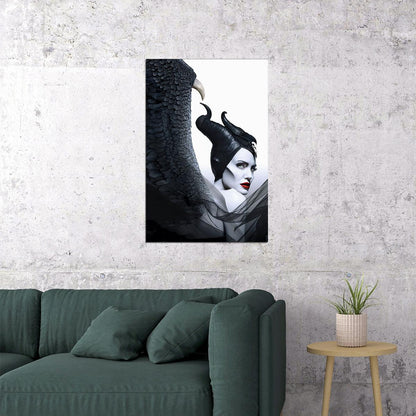 Maleficent Mistress Of Evil Movie 2019 Entertainment Poster Wall Art Print Home Wall Decor - xonomax