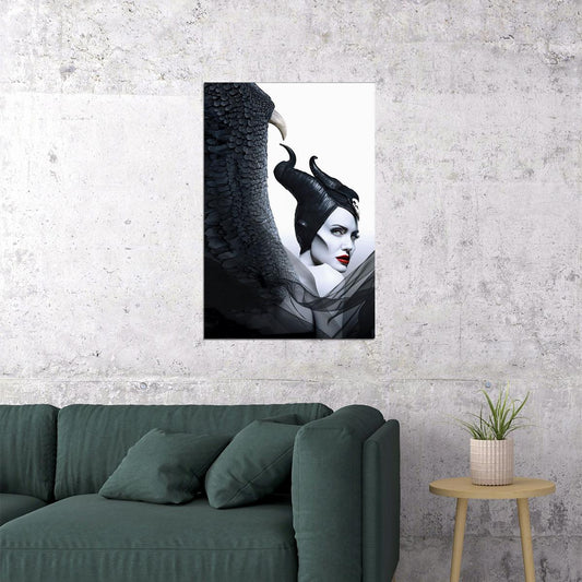 Maleficent Mistress Of Evil Movie 2019 Entertainment Poster Wall Art Print Home Wall Decor - xonomax
