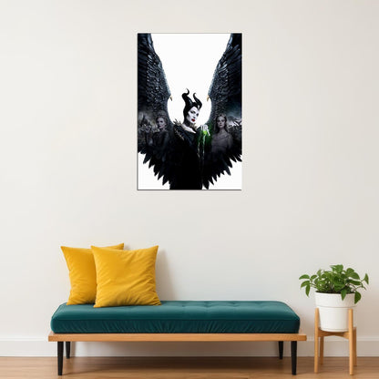 Maleficent Mistress Of Evil Movie 2019 Excitement Poster Wall Art Print Home Wall Decor - xonomax