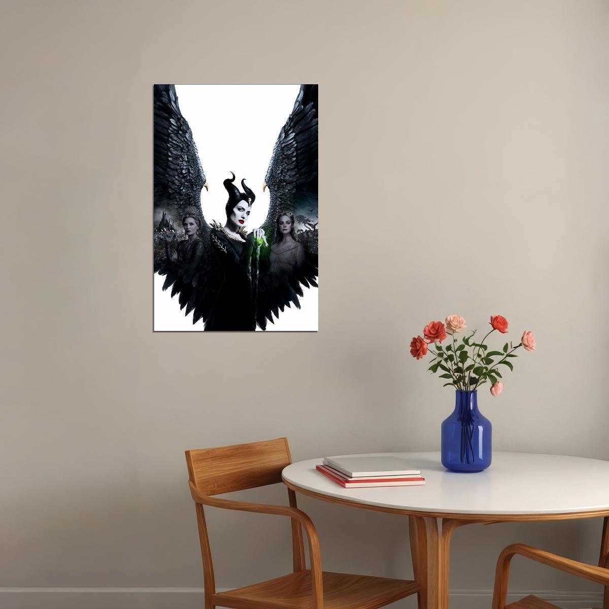 Maleficent Mistress Of Evil Movie 2019 Excitement Poster Wall Art Print Home Wall Decor - xonomax