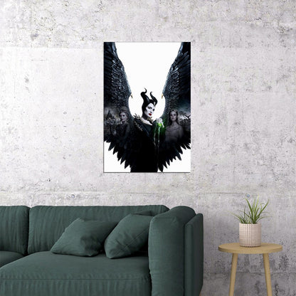Maleficent Mistress Of Evil Movie 2019 Excitement Poster Wall Art Print Home Wall Decor - xonomax