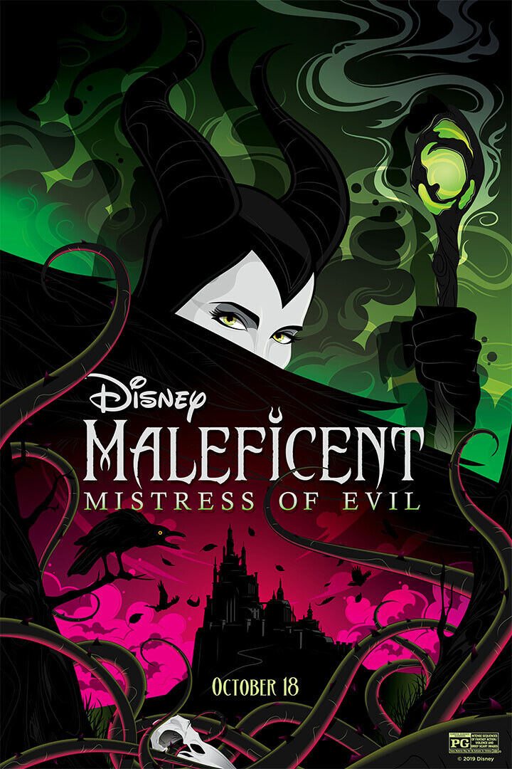 Maleficent Mistress Of Evil Movie 2019 Poster Wall Art Print Home Wall Decor - xonomax