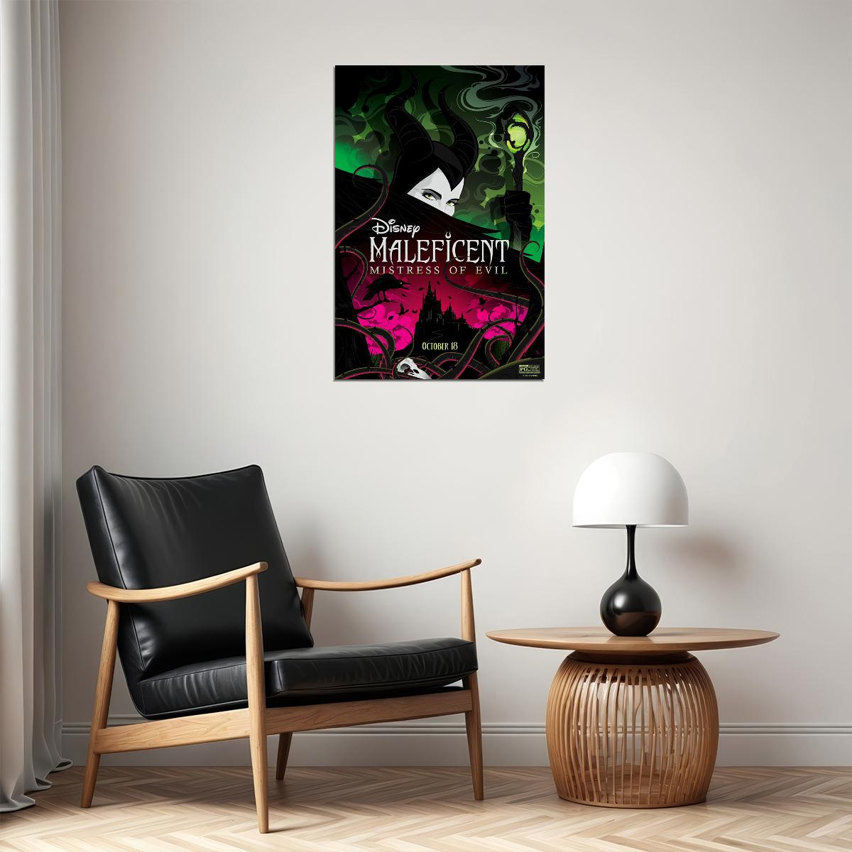 Maleficent Mistress Of Evil Movie 2019 Poster Wall Art Print Home Wall Decor - xonomax