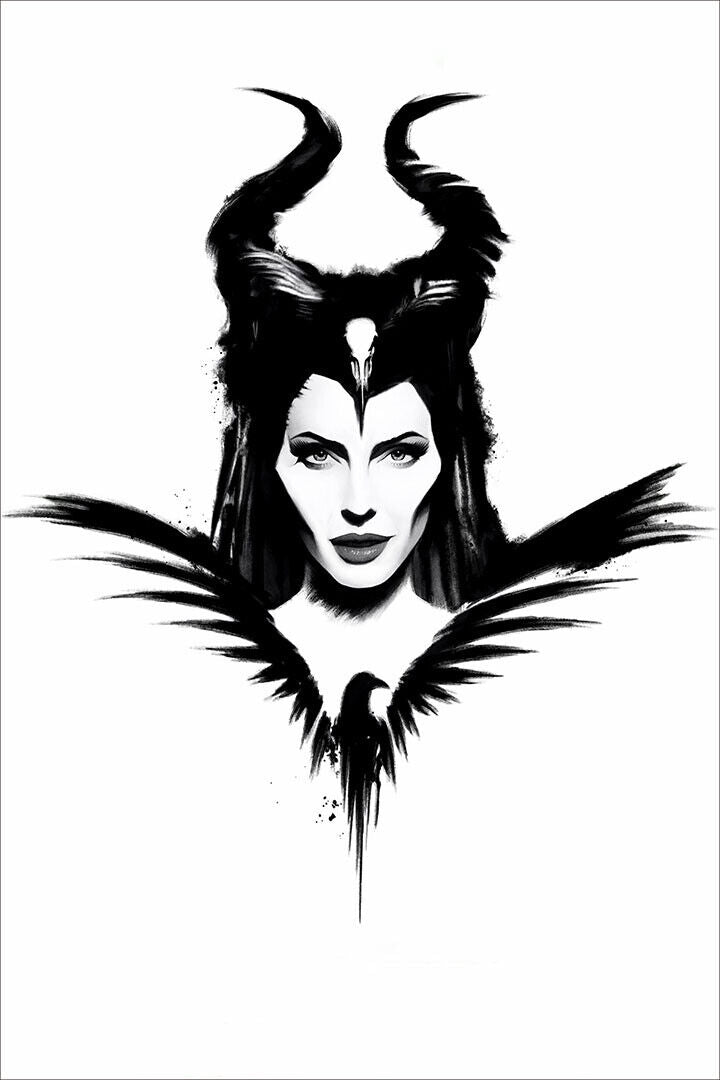 Maleficent Mistress Of Evil Movie 2019 Poster Wall Art Print Home Wall Decor - xonomax