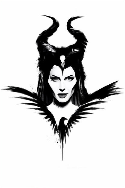 Maleficent Mistress Of Evil Movie 2019 Poster Wall Art Print Home Wall Decor - xonomax
