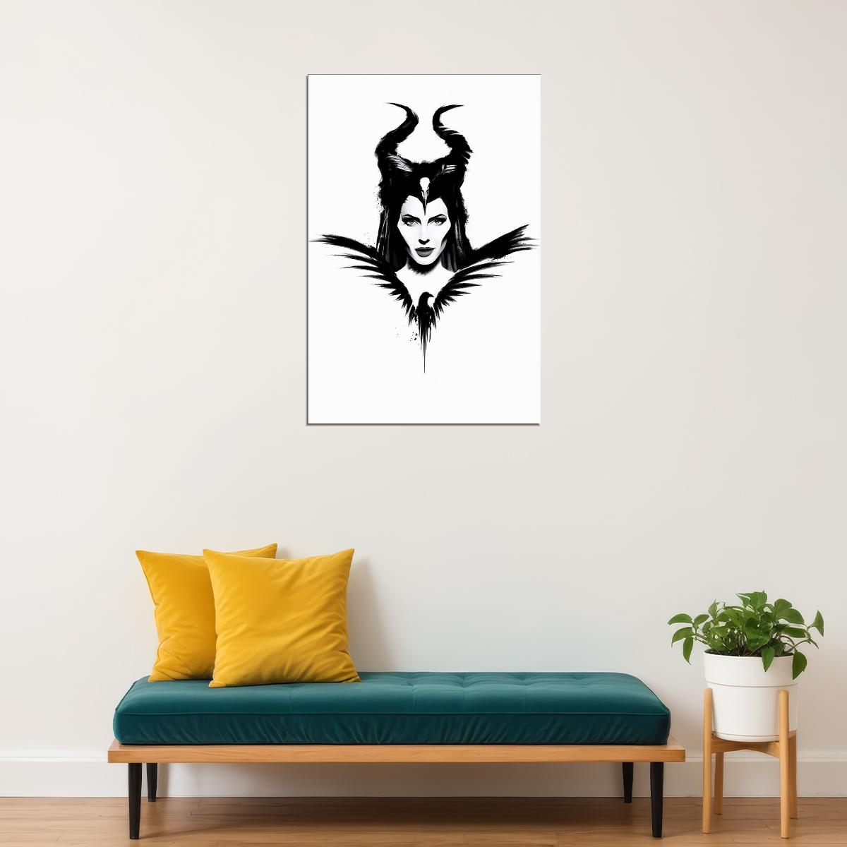 Maleficent Mistress Of Evil Movie 2019 Poster Wall Art Print Home Wall Decor - xonomax