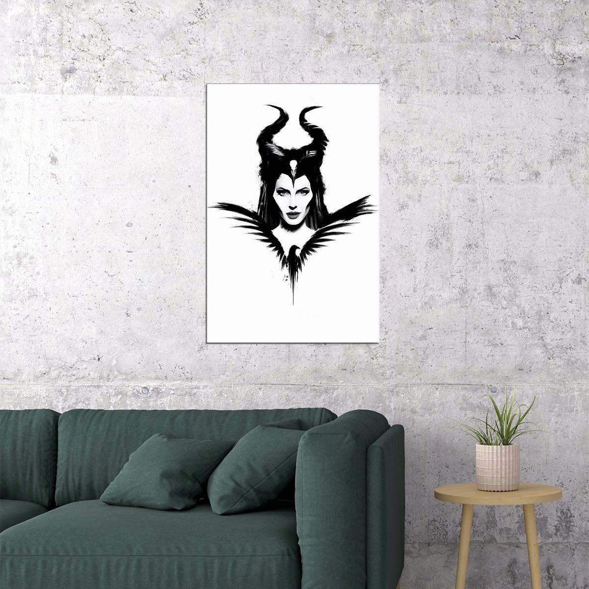 Maleficent Mistress Of Evil Movie 2019 Poster Wall Art Print Home Wall Decor - xonomax