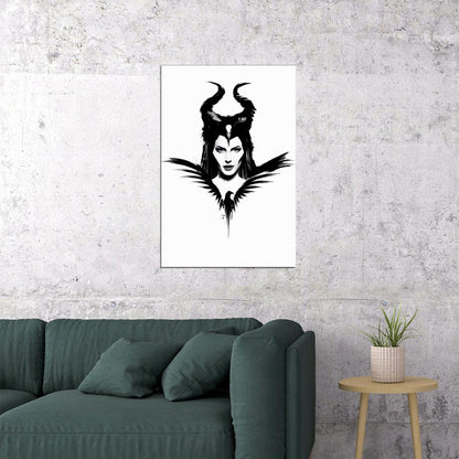 Maleficent Mistress Of Evil Movie 2019 Poster Wall Art Print Home Wall Decor - xonomax
