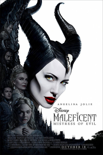Maleficent Mistress Of Evil Movie 2019 Fantasy Poster Wall Art Print Home Wall Decor - xonomax