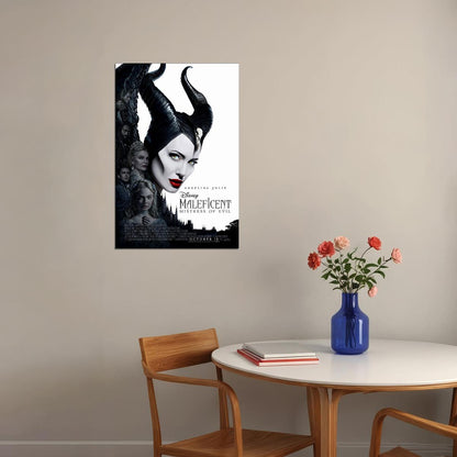 Maleficent Mistress Of Evil Movie 2019 Fantasy Poster Wall Art Print Home Wall Decor - xonomax