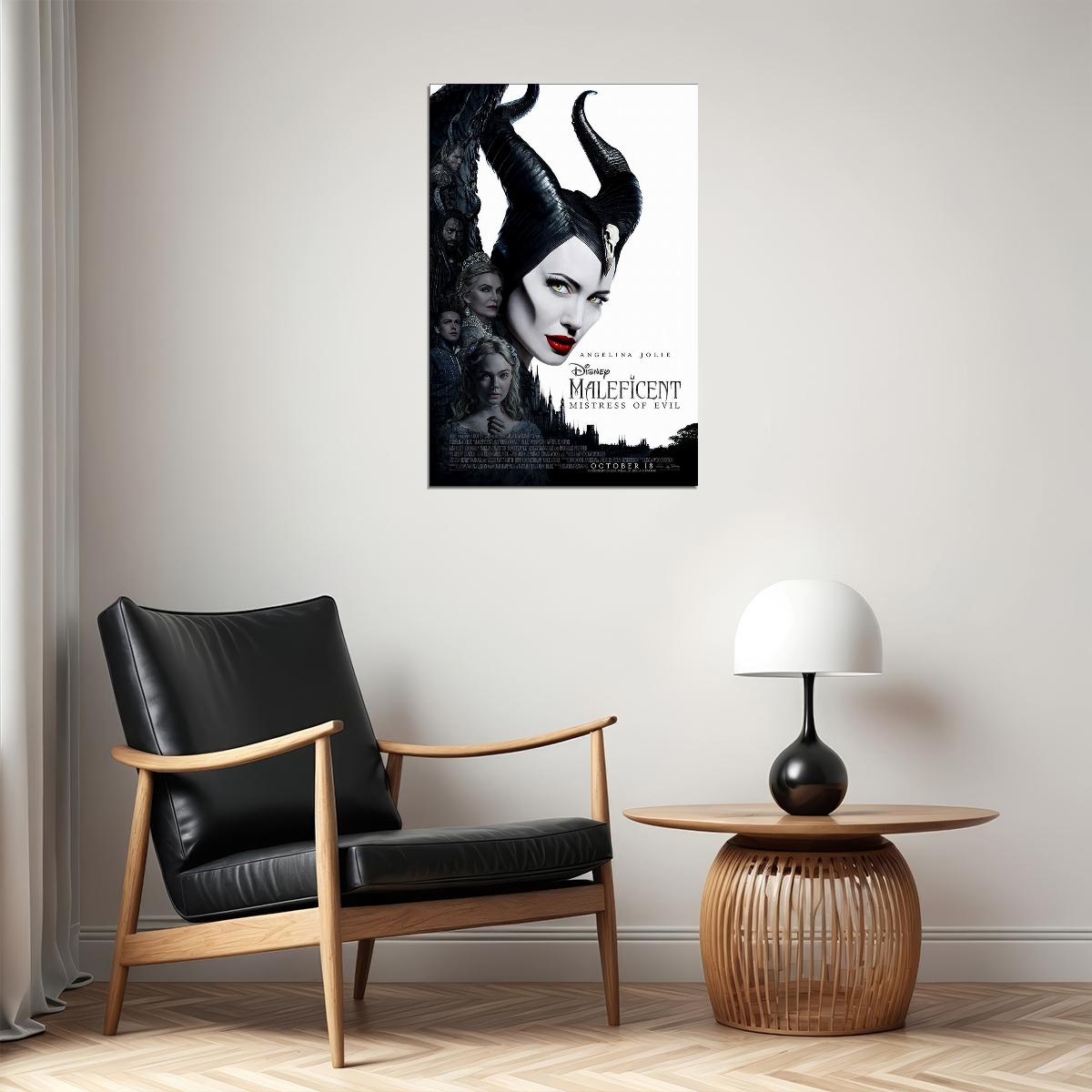 Maleficent Mistress Of Evil Movie 2019 Fantasy Poster Wall Art Print Home Wall Decor - xonomax