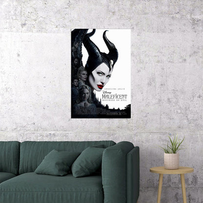 Maleficent Mistress Of Evil Movie 2019 Fantasy Poster Wall Art Print Home Wall Decor - xonomax
