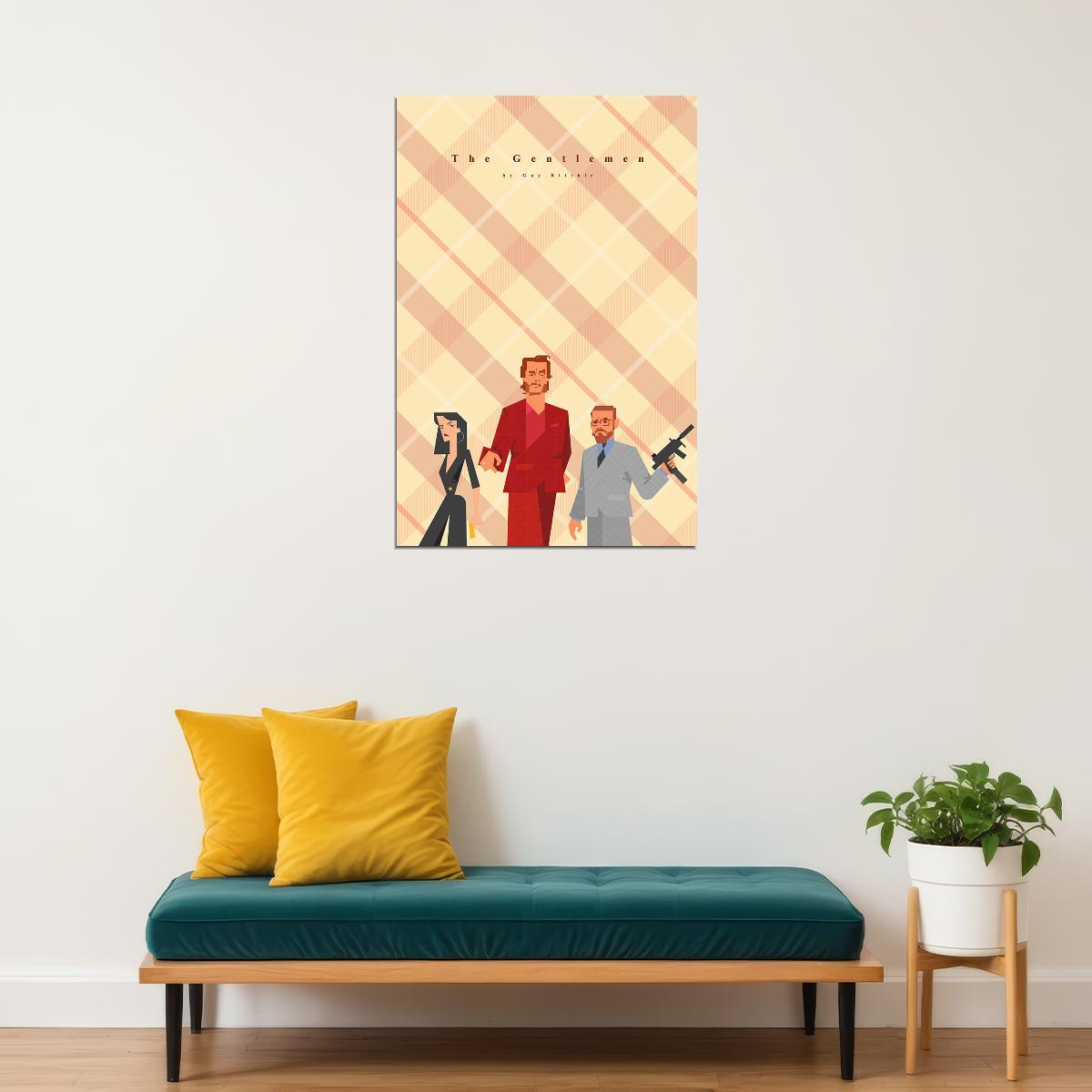 The Gentlemen Movie 2020 Matthew Mcconaughey Comedy Poster Wall Art Print Home Wall Decor - xonomax