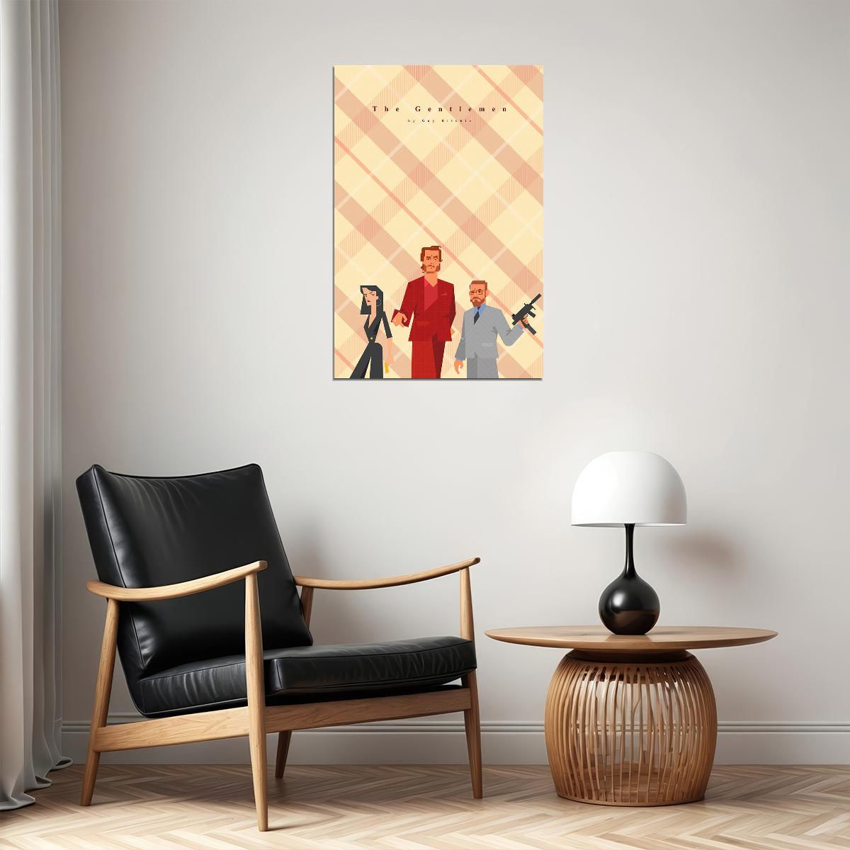 The Gentlemen Movie 2020 Matthew Mcconaughey Comedy Poster Wall Art Print Home Wall Decor - xonomax