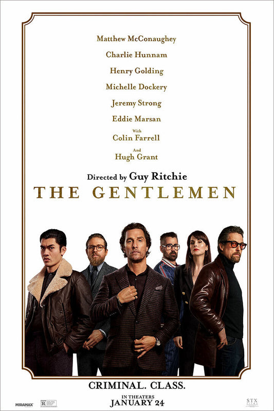 The Gentlemen Movie Actors Adventure Poster Wall Art Print Home Wall Decor - xonomax