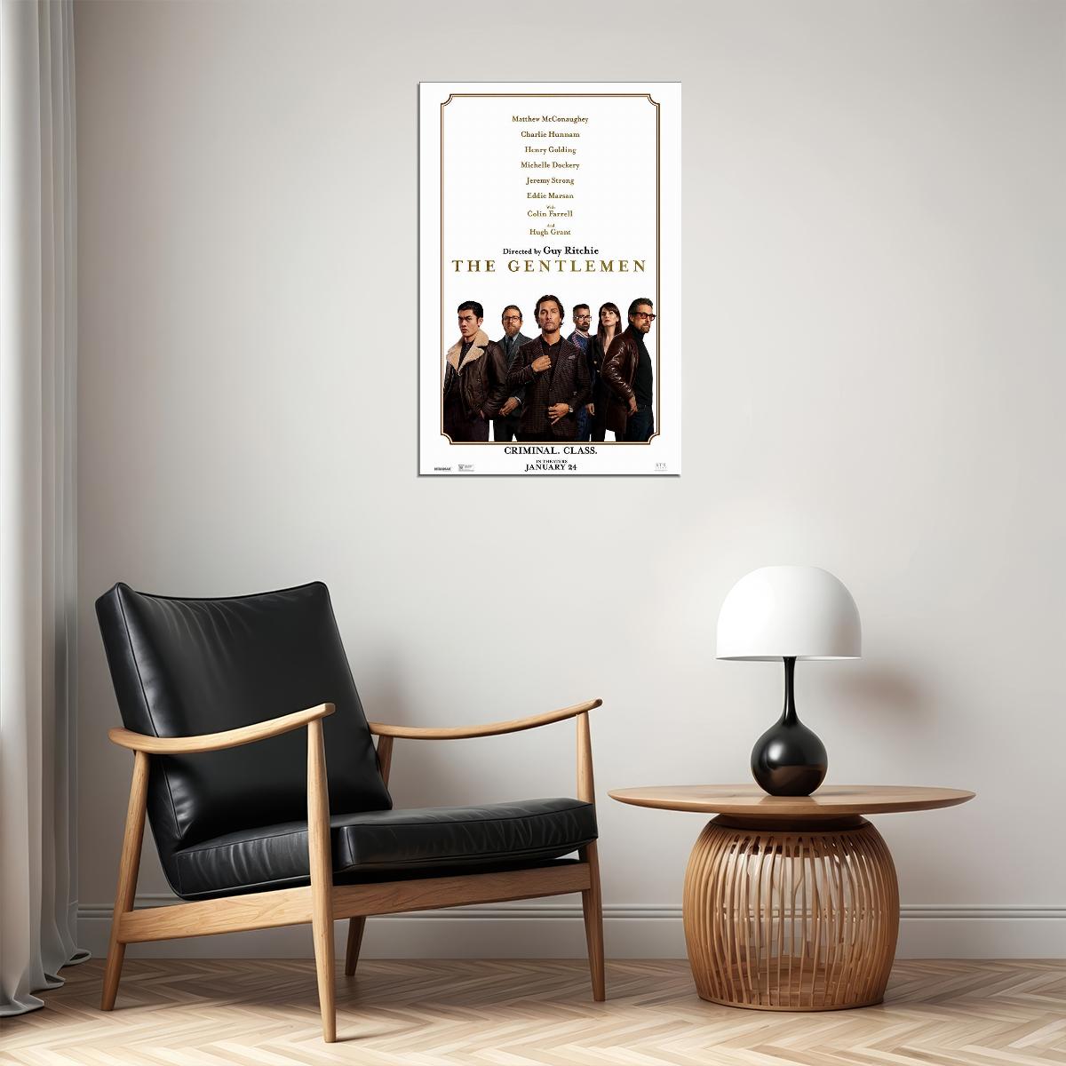 The Gentlemen Movie Actors Adventure Poster Wall Art Print Home Wall Decor - xonomax