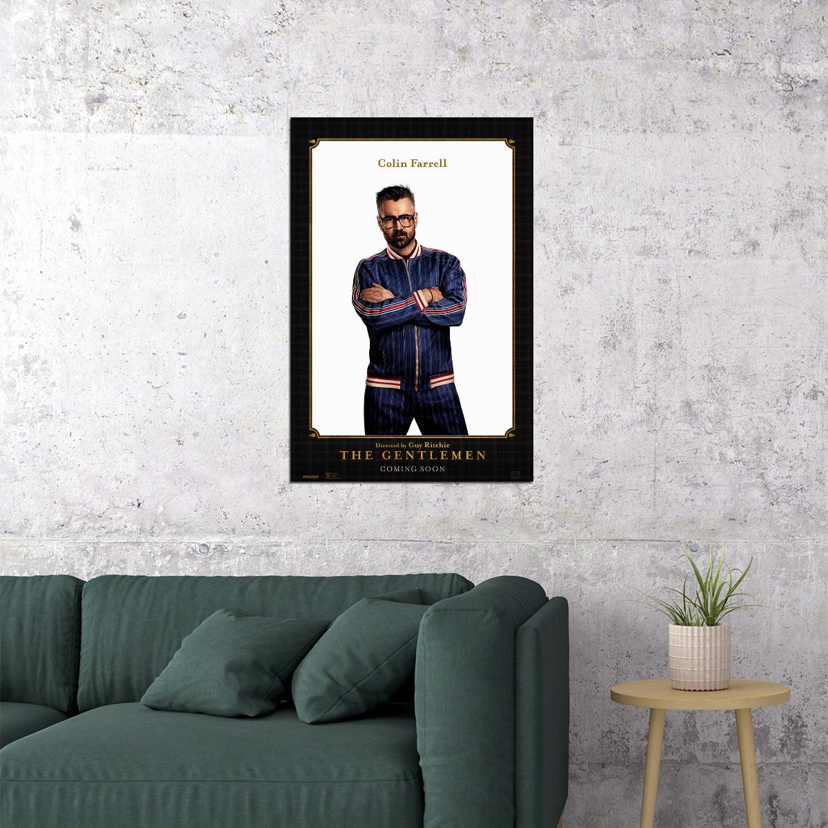 The Gentlemen Movie Actor Comedy Poster Wall Art Print Home Wall Decor - xonomax