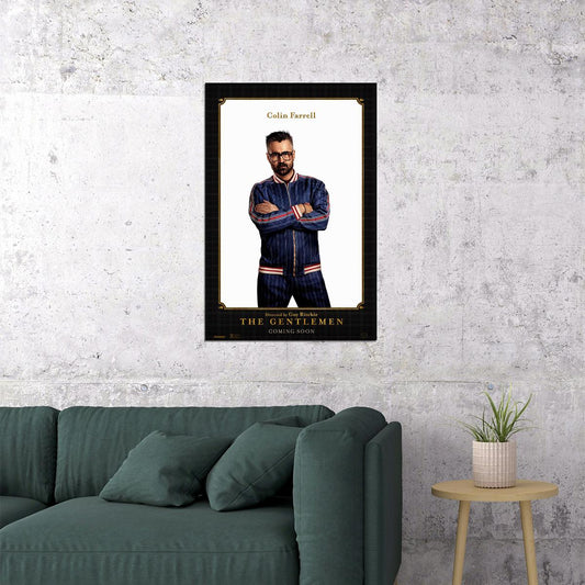 The Gentlemen Movie Actor Comedy Poster Wall Art Print Home Wall Decor - xonomax