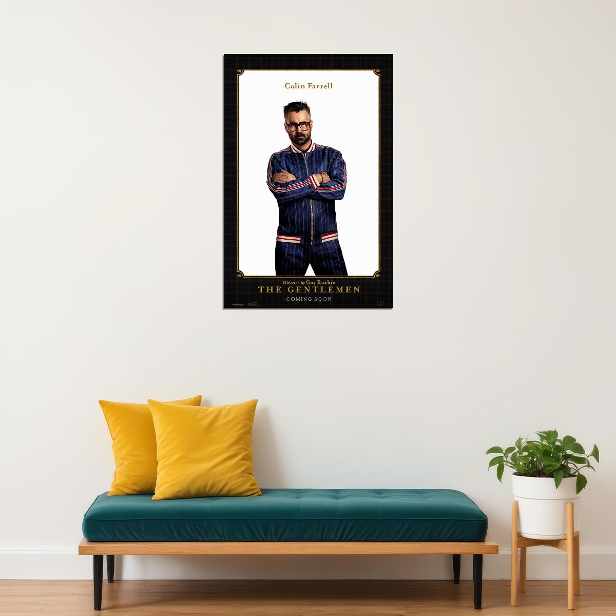 The Gentlemen Movie Actor Comedy Poster Wall Art Print Home Wall Decor - xonomax