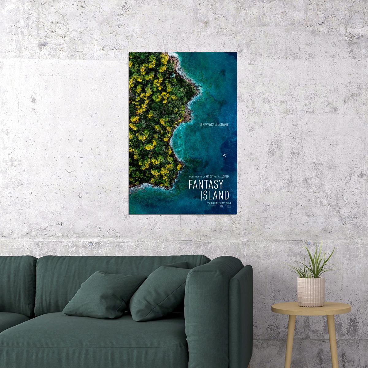Fantasy Island Movie Action Adventure Fantasy Poster Wall Art Print Home Wall Decor - xonomax