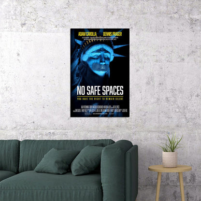 No Safe Spaces Movie 2019 Adam Carolla Dennis Prager Poster Wall Art Print Home Wall Decor - xonomax