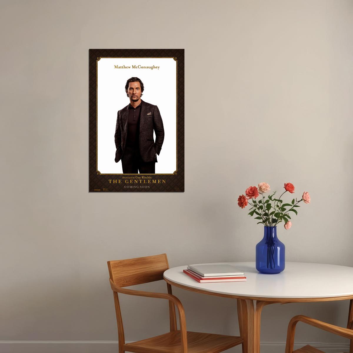 The Gentlemen Movie Crime Comedy Poster Wall Art Print Home Wall Decor - xonomax