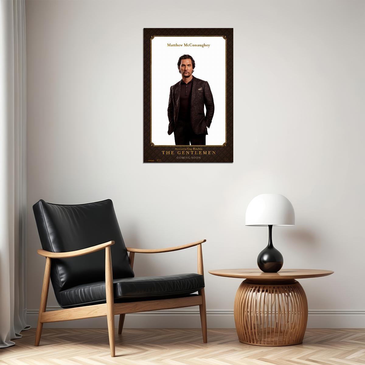 The Gentlemen Movie Crime Comedy Poster Wall Art Print Home Wall Decor - xonomax