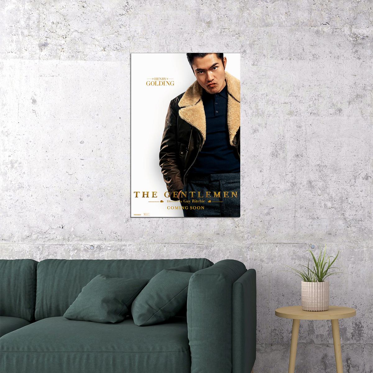 The Gentlemen Movie Actor Comedy Poster Wall Art Print Home Wall Decor - xonomax
