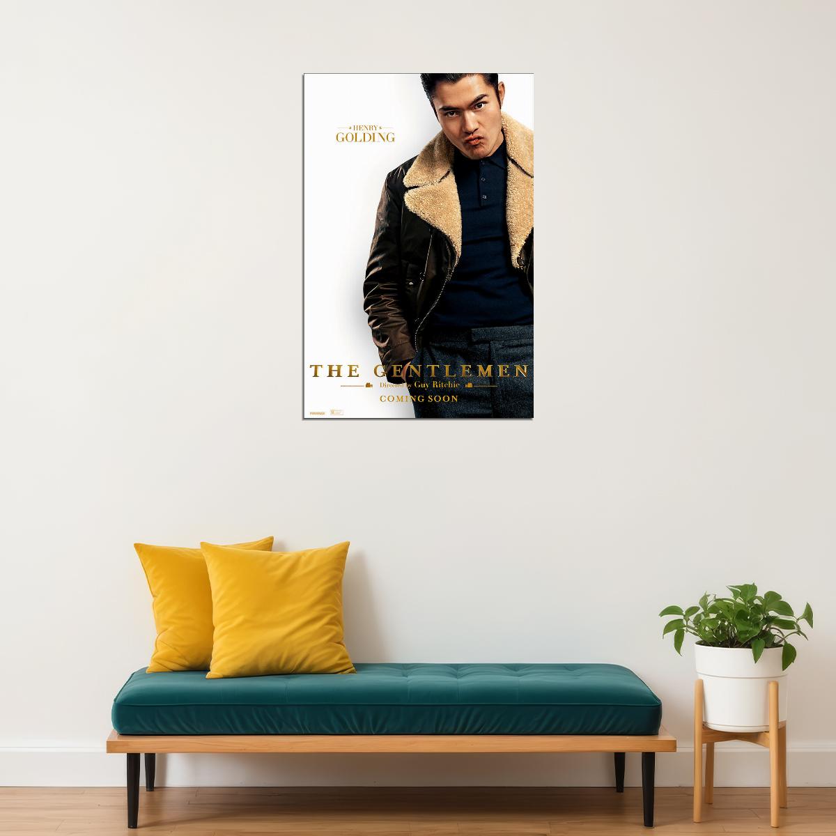 The Gentlemen Movie Actor Comedy Poster Wall Art Print Home Wall Decor - xonomax