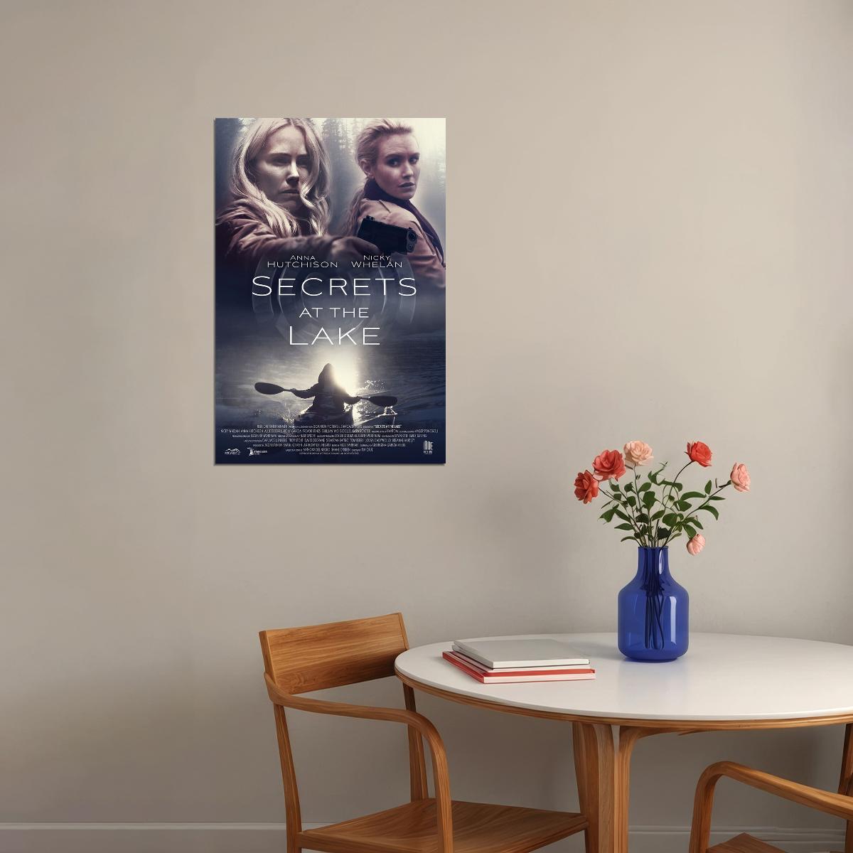 Secrets At The Lake Movie Horror Poster Wall Art Print Home Wall Decor - xonomax