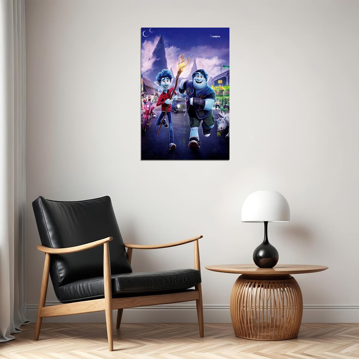 Onward Movie Tom Holland Animation Action Poster Wall Art Print Home Wall Decor - xonomax