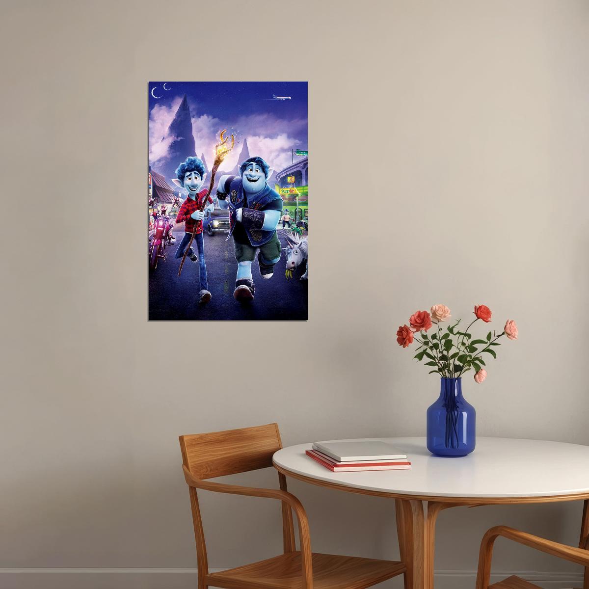Onward Movie Tom Holland Animation Action Poster Wall Art Print Home Wall Decor - xonomax