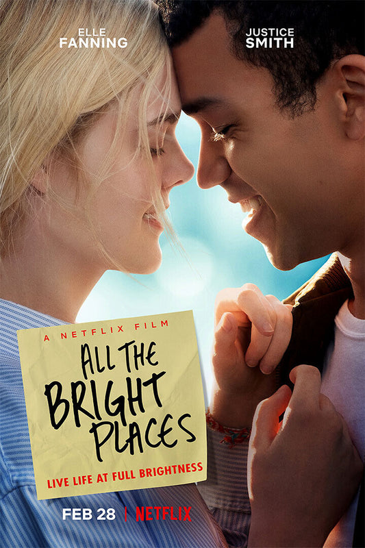 All The Bright Places Movie 2020 Elle Fanning Poster Wall Art Print Home Wall Decor - xonomax