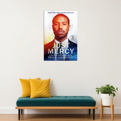 Just Mercy 2019 Movie Brie Larson Biography Crime Poster Wall Art Print Home Wall Decor - xonomax