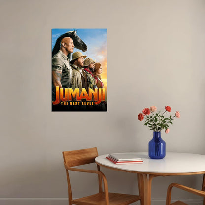 Jumanji 2020 Movie The Next Level Adventure Poster Wall Art Print Home Wall Decor - xonomax