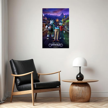 Onward 2020 Movie Tom Holland Comedy Poster Wall Art Print Home Wall Decor - xonomax