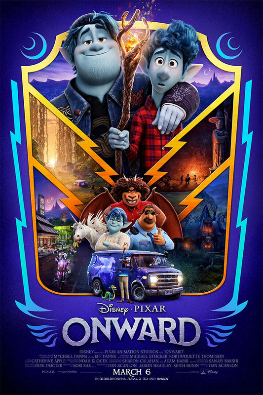 Onward Movie 2020 March Tom Holland Action Comedy Poster Wall Art Print Home Wall Decor - xonomax