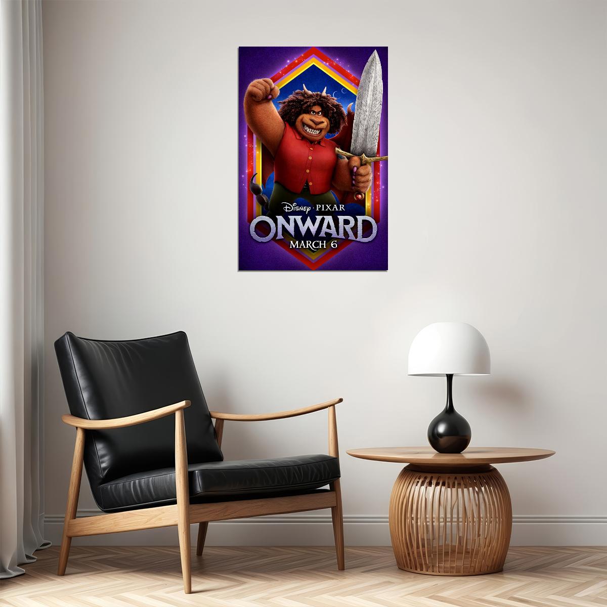 Onward Movie Tom Holland Comedy Action Poster Wall Art Print Home Wall Decor - xonomax