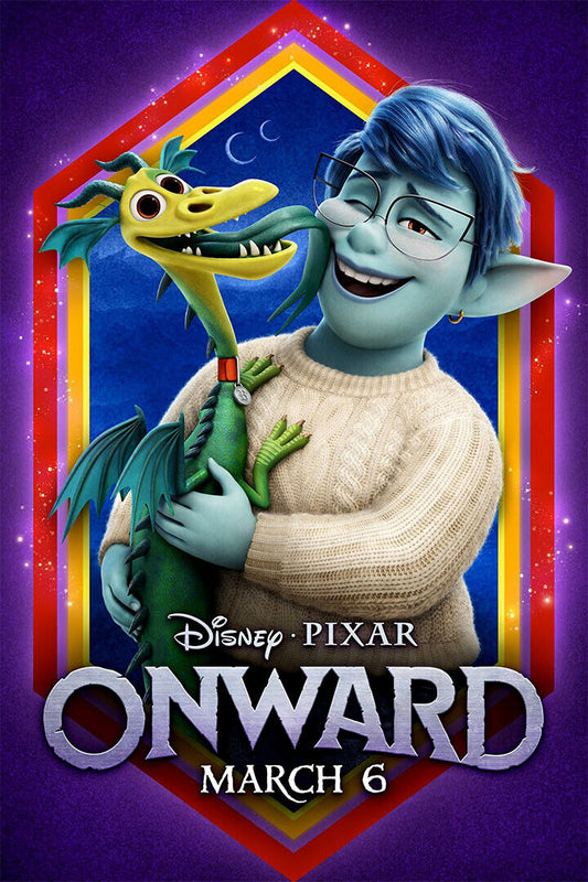 Onward Movie March Tom Holland Action Comedy Poster Wall Art Print Home Wall Decor - xonomax
