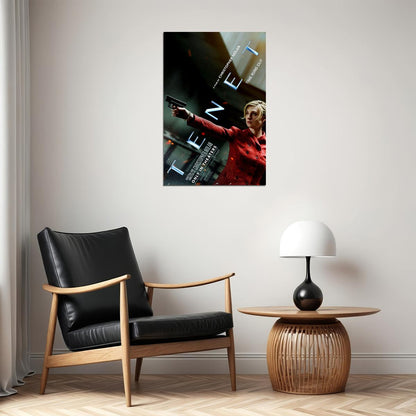 Tenet Movie Time Runs Out Thriller Poster Wall Art Print Home Wall Decor - xonomax