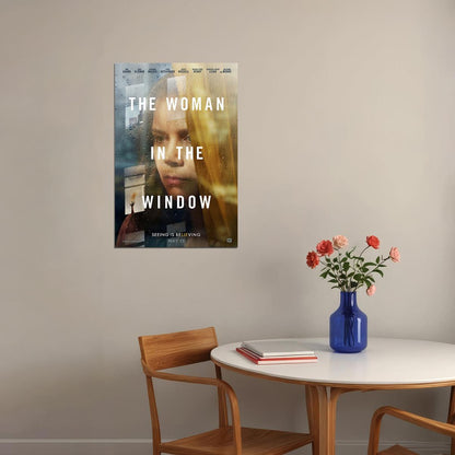 The Woman In The Window Movie Amy Adams Gary Oldman Poster Wall Art Print Home Wall Decor - xonomax