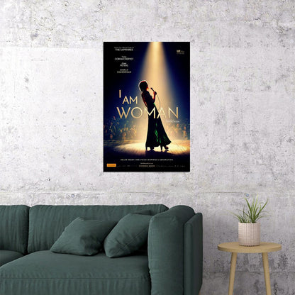 I Am Woman Movie 2020 Biography Drama Music Poster Wall Art Print Home Wall Decor - xonomax
