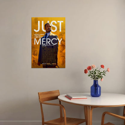 Just Mercy Movie Brie Larson Crime Biography Poster Wall Art Print Home Wall Decor - xonomax