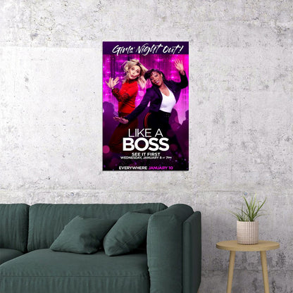 Like A Boss 2020 Movie Rose Byrne Comedy Poster Wall Art Print Home Wall Decor - xonomax