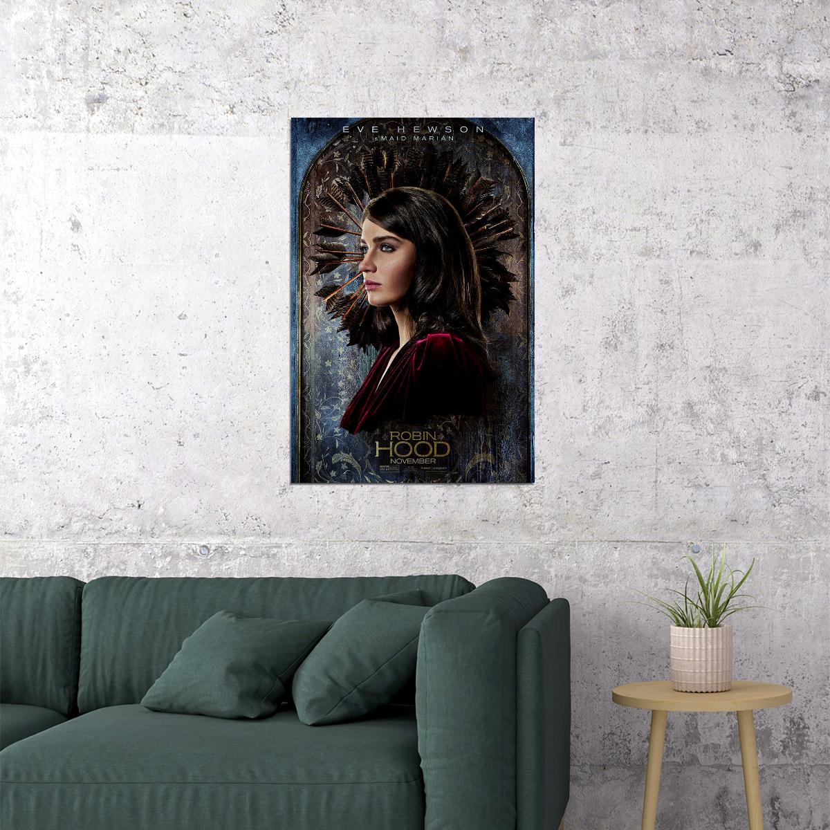 Robin Hood Movie 2019 Eve Hewson Dram Poster Wall Art Print Home Wall Decor - xonomax